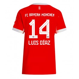 Bayern Munich Luis Diaz #14 Thuis tenue Dames 2025-26 Korte Mouw